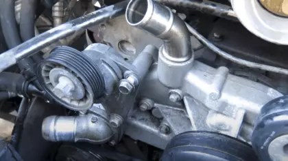 gmc yukon water pump leaking